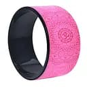 Колесо для йоги MS 1842-BL для растяжения и баланса розовый 31 × 12.5 см