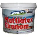Водоэмульсионная латексная краска Akrilika Mattlatex Econom 7 кг белая