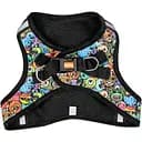 Шлея для собак малих порід Agility нейлонова зі світловідбивними елементами XS 255-280 мм з принтом монстрики