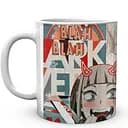 Кухоль GeekLand Моя геройська академія My Hero Academia Тога Колаж з ріжками MHA 02.540 330 мл білий