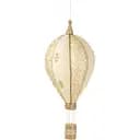 Повітряна куля J-line різдвяна з текстилю 125 см золота (46503)
