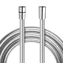 Шланг для душу 200 см Drop SH-H200-SP силіконовий - Подвійний Анти-Твіст, сірий металік