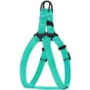 Шлея для собак Barksi Active світловідбивна (обхват грудей 33-40 см ширина 1 см) ментолова