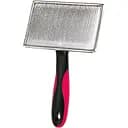 Пуходерка для котів та собак Croci Vanity з напиленням гігантська для довгої шерсті 11.2х18 см червона (C6067429)