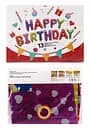 Набір фольгованих куль Happy Birthday, 40 см, 1215-МХ