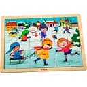 Дерев'яний пазл Viga Toys Пори року Зима 24 елементи (51272)