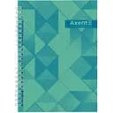 Блокнот А5 Axent №34 на спирали твердая обложка 96 листов клетка (8032-34-A)