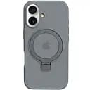 Чохол Epik Silicone Case Full Protective with Ring для Apple iPhone 16, 6.1 Grey