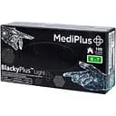 Рукавички нітрилові MediPlus BlackyPlus light чорні розмір S 100 шт. (6970245754492)