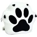 Рюкзак в форме лапки 9850 плюшевая ткань, молния, нейлон 35x30x10 см белый