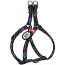 Шлея для кошек и мелких пород собак Waudog Nylon Бесконечные миры с QR паспортом XS 28-40x1 см