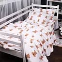 Комплект постельного белья MirSon Фланель 017 Teddy белый 110х140 см (2200009655531)