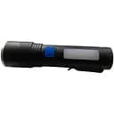 Фонарик алюминиевый Police K-30 металлический боковое освещение кабель зарядки USB Черный