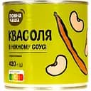 Квасоля Повна Чаша в ніжному соусі стерилізована 420 г