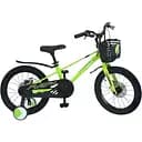 Велосипед Profi MB 1683 Neon Green м регулируемое сиденье боковые колеса корзина зеленая