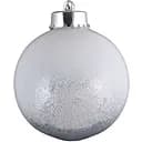 Шар Yes! Fun с инеем 8 см белый (972894)