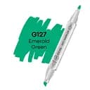 Маркер двосторонній Смарагдово-зелений, G127, 99IDEAS