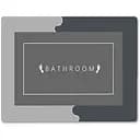 Суперпоглощающий коврик в ванну Stenson прямоугольный 150х120 см серый (35811)