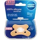 Пустышка силиконовая Canpol babies симметричная 6-12 месяцев оранжевая