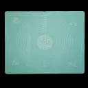 Килимок силіконовий Gusto для формування та випікання тіста 45х65 см кобальт зелений (136026)