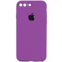 Чехол Silicone Case Square Full Camera Protective AA для Apple iPhone 7 plus/8 plus 5.5 Фиолетовый/Grape