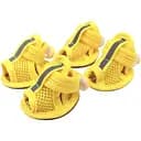 Ботинки Ginger для животных XL Летние босоножки сетка желтая 55х45 мм