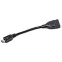 Кабель PowerPlant Otg Usb 2.0 AF Micro 0.1 м
