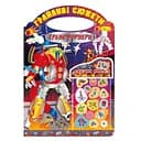 Розмальовка "Грайливі сюжети Трансформери" РМ-37-06, 30 сяючих наліпок