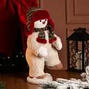 Новогодняя фигурка Снеговик 21×21×45 см Yiwu CR-4-11