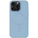 Шкіряний чохол Epik Bonbon Leather Metal Style with MagSafe для Apple iPhone 11 Pro Max 6.5 Блакитний/Mist blue