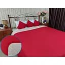 Покривало Руно Cherry Лілія, мікрофібра, з ультрозвуковою стібкою, 212х150 см, бордовий (360.52У_Cherry лілія)