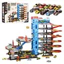 Гараж 92820, 7-поверхова парковка з заправкою та 8 машинками в комплекті