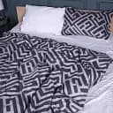 Детский комплект постельного белья MirSon Сатин 22-1395 Geometric Design 110х140 см белый (2200010565171)