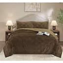 Покривало Soho Velvet Vip Romb Latte 220x240 см коричневе (A120124)