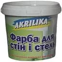 Водоэмульсионная краска Akrilika для внутренних работ 1.4 кг белая