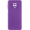 Чехол TPU GETMAN Liquid Silk Full Camera для Xiaomi Redmi Note 9s / Note 9 Pro / Note 9 Pro Max Фиолетовый / Purple