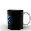 Кухоль GeekLand білі Агенти Щ.И.Т Agents of S.H.I.E.L.D. логотип на чорному тлі AS.02.020 330 мл чорний