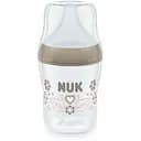 Пляшечка для годування Nuk Perfect Match з індикатором температури, з соскою з силікону з отвором S 150 мл серце (3954130)