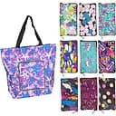 Сумка складная - кошелек x1-105 непромокайка, большая молния 45x65 см