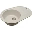 Кам'яна мийка Ventolux Emilia White Quartz 767x495x190 мм