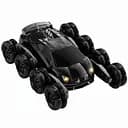 Радіокерована машина-перевертиш H 12-01, акумулятор 3.7V, пульт 2.4GHz, парогенерація, зміна висоти коліс, Чорний