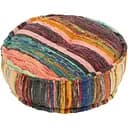 Пуф J-line діаметр 55 см круглий яскравий різнокольоровий (51822)