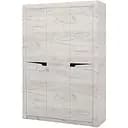 Шафа велика для речей Еверест Ліберті-1420 дуб крафт білий (EVR-2292)