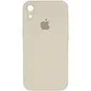 Чохол Epik Silicone Case Square Full Camera Protective AA для Apple iPhone XR 6.1 Бежевий/Antique White