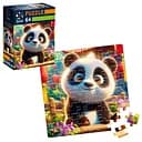 Пазлы De.tail Улыбчивая панда, 64 детали, DT1234-10