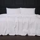 Покривало з наволочками MirSon №10-01 Arrowline White (2200010404371)