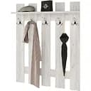 Вішалка настінна Еверест Ліберті 90x15.2x110 см дуб крафт білий (EVR-2127)