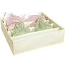 Органайзер для хранения МВМ My Home на 5 секций текстильный, 330х330х100 мм, бежевый (TH-09-05 BEIGE)