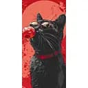 Картина по номерам "Прекрасный кот" 11558-AC 40х80 см