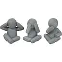 Статуетки для вулиці не бачу не чую не кажу комплект із трьох 42 см (2379)